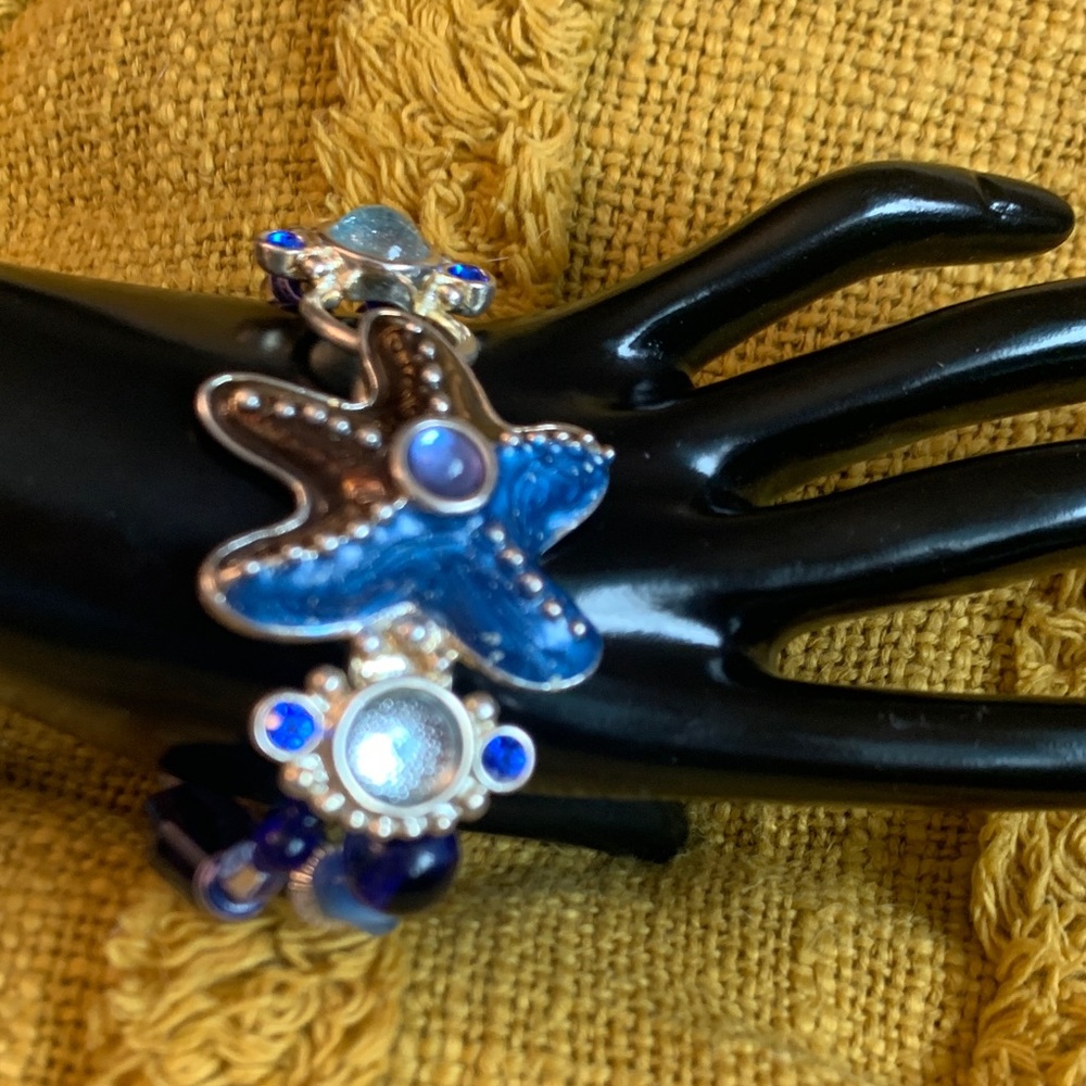 Chico's Ocean Blue Starfish Bracelet